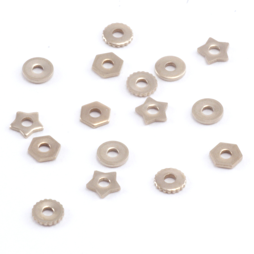 Rivets, Findings & Stringing Assorted Nickel Silver Rivet Accents